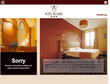 Tablet Screenshot of hotelregence.com
